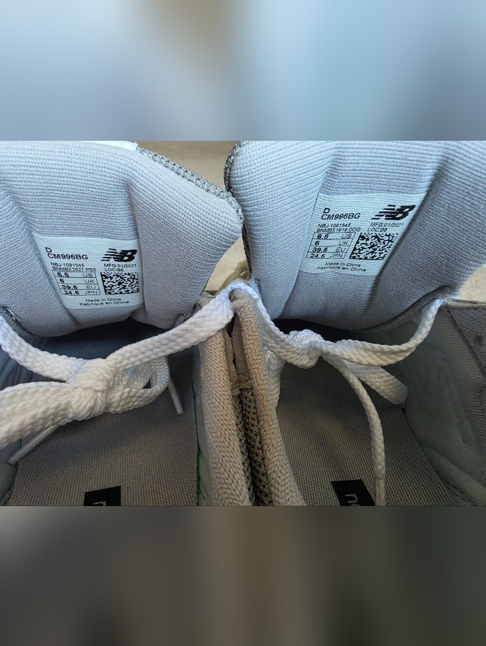 New Balance 996 'Grey Silver' CM996B Size 8 Women/ 6.5 Men D $122 NEW - Picture 15 of 16
